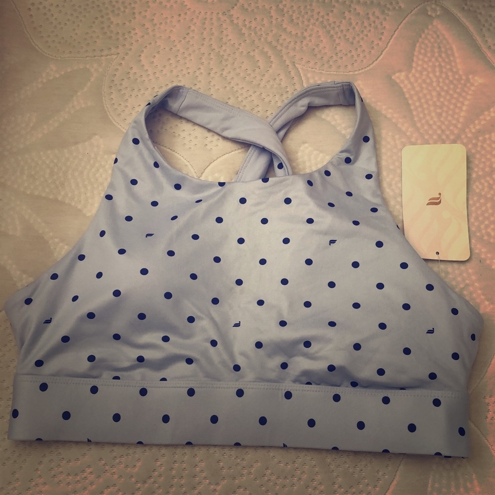 Polka dot sports bra NEW